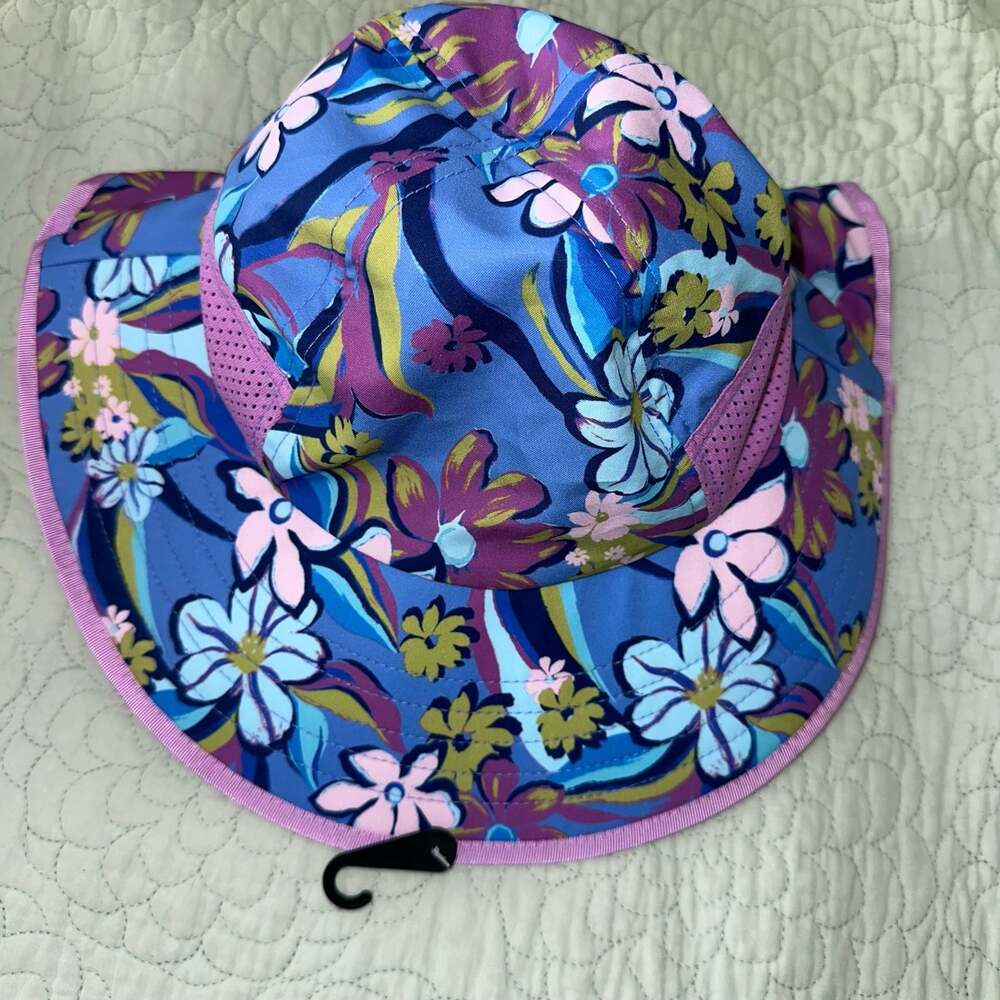 Sunday Afternoons Kids' Play Hat Purple Posy Size L